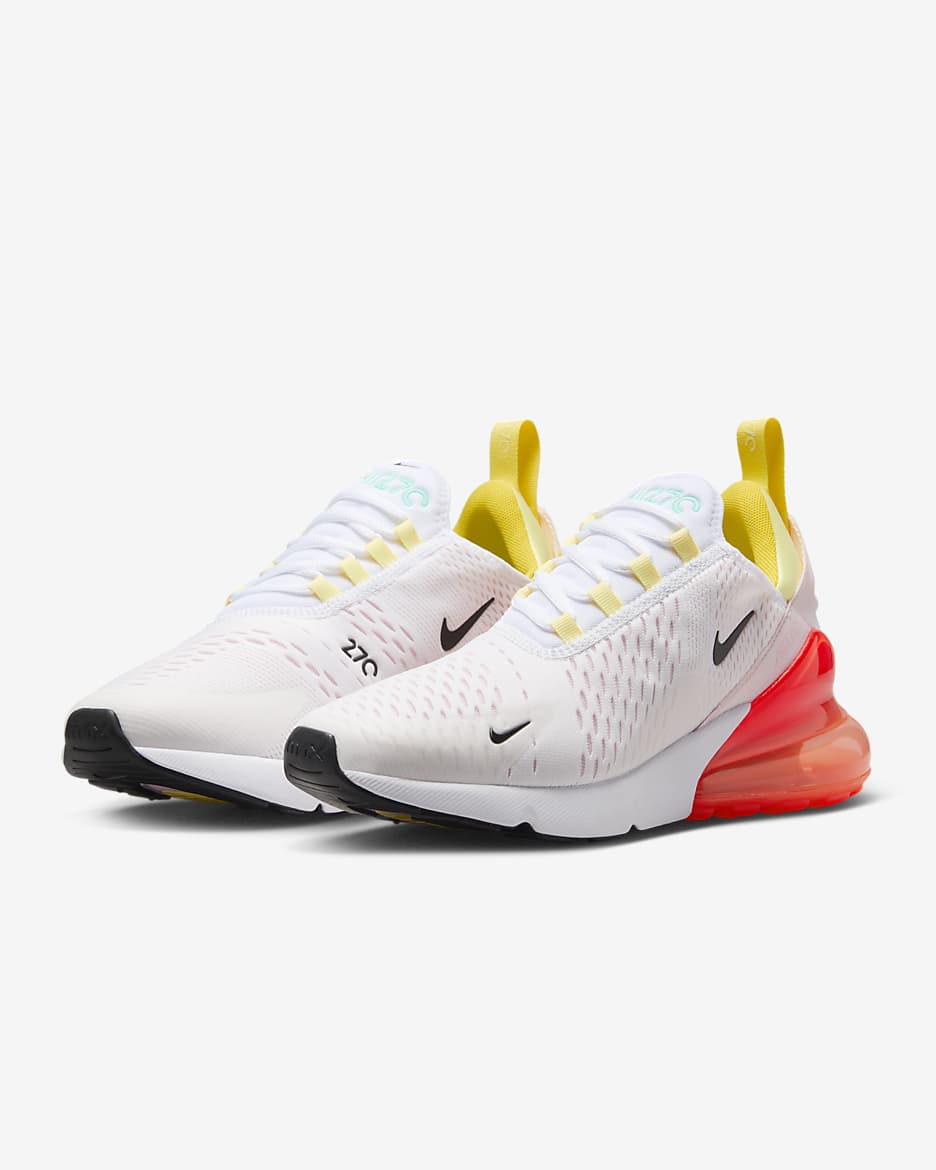 Nike air max 270 yellow and pink online